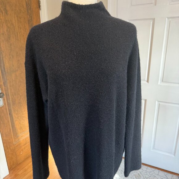 vince | mock neck wool alpaca blend sweater | size small - Picture 1 of 6